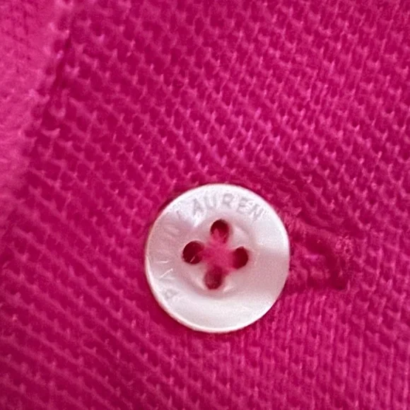 Ralph Lauren The Skinny Polo / Peony Pink / Size Medium - Picture 4 of 6